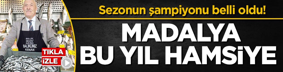 Sezonun şampiyonu belli oldu! Madalya bu yıl hamsiye