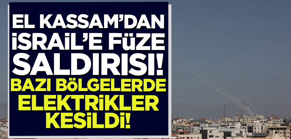 Sıcak gelişme! Kassam Tugaylarından İsrail'e füze saldırısı