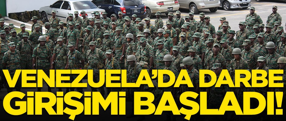 Sıcak gelişme! Venezuela'da darbe girişimi başladı