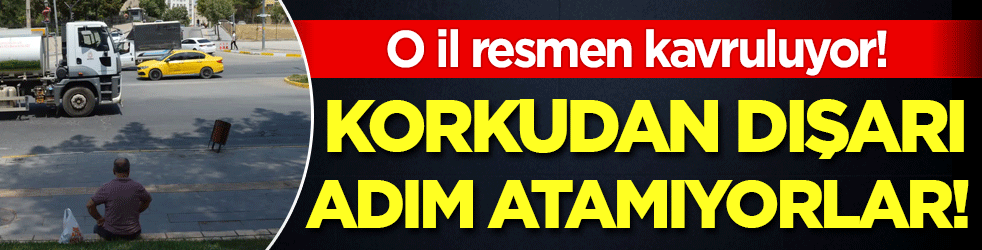 Sıcaklık 40 dereceye çıktı: Sokağa adım atmaya korkuyorlar! 