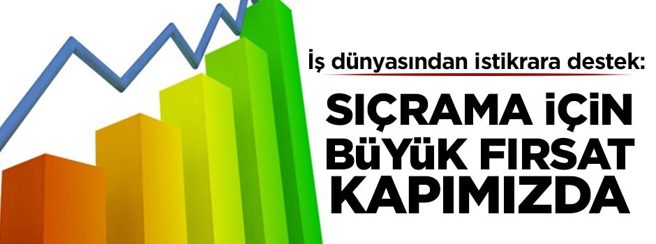 Sıçrama için büyük fırsat kapımızda