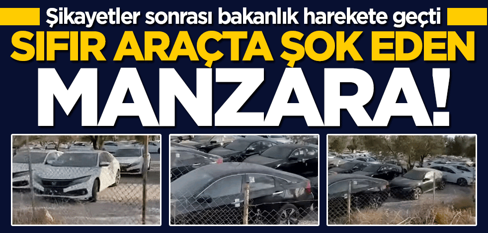 Sıfır araçta kafaları karıştıran manzara! Bakanlık harekete geçti