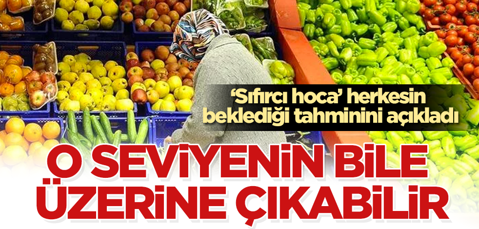 "Sıfırcı hoca": Enflasyon o seviyenin bile üzerine çıkabilir