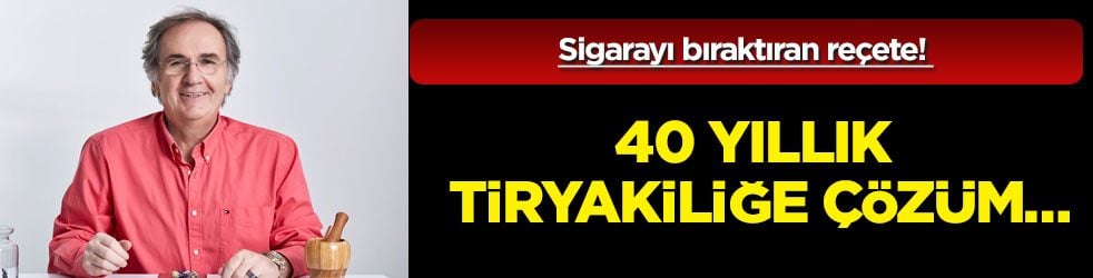 Sigara deyip geçmeyin: Sigarayı bırakmak isteyen için reçete İbrahim Saraçoğlu’ndan 40 yıllık çözüm