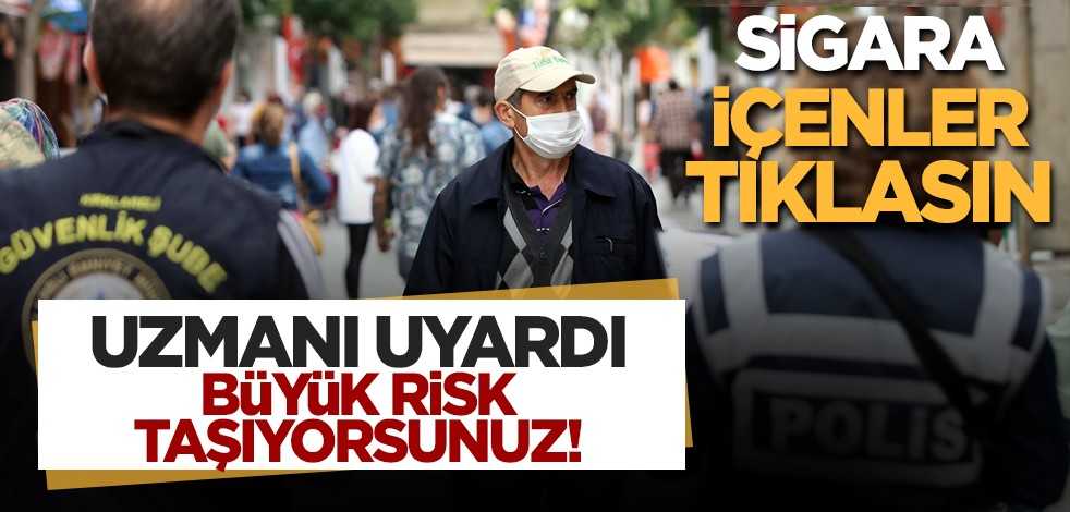 Sigara içenler koronavirüse daha sık yakalanıyor