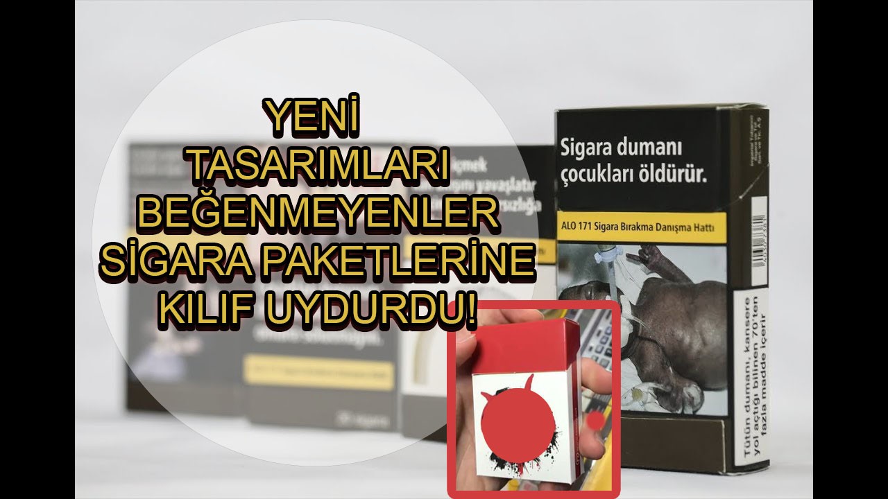 Sigara Paketlerine Kılıf Bastılar | İçmeyi Bırakmak Yerine Kılıf Uyduranlar...