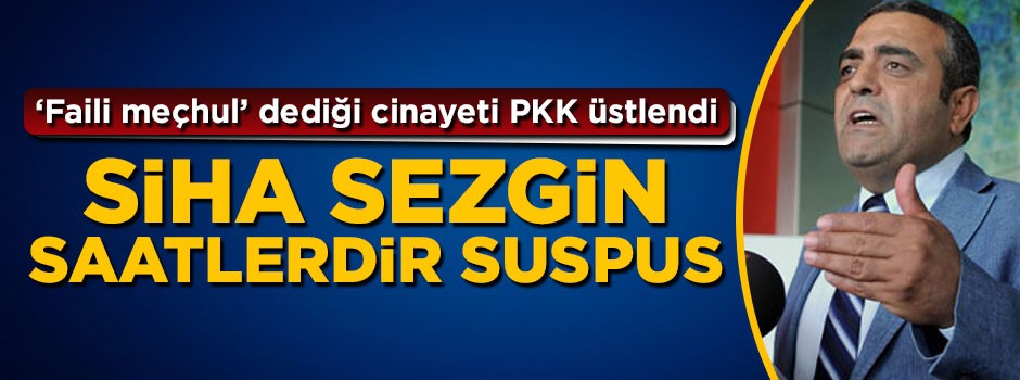 SİHA Sezgin terör örgütü PKK cinayetine saatlerdir suspus