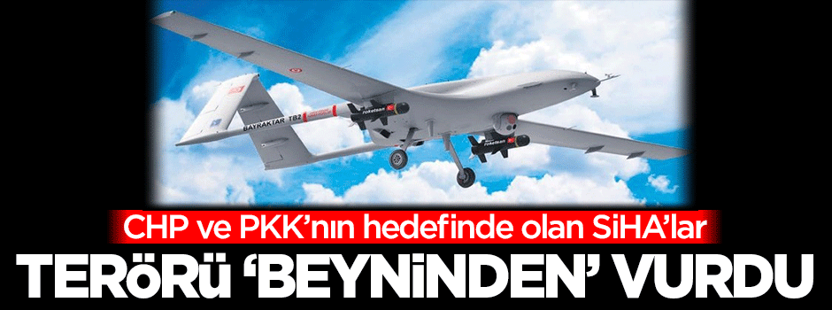 SİHA’lar terörü 'beyninden' vurdu