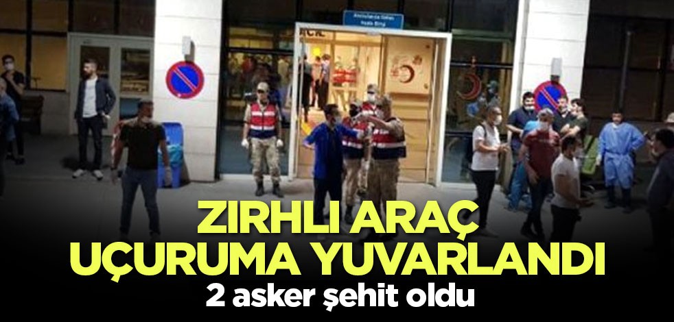 Siirt'de askeri araç uçurumdan yuvarlandı: 2 şehit 7 yaralı