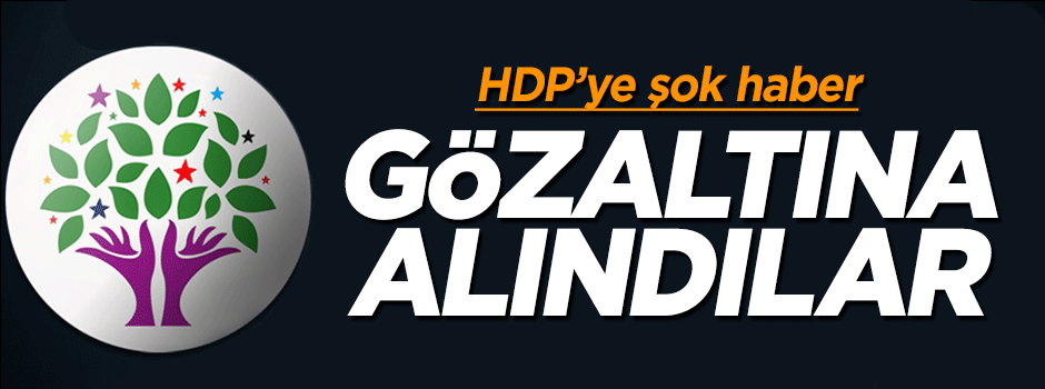 Siirt'te HDP'li yöneticiler gözaltına alındı