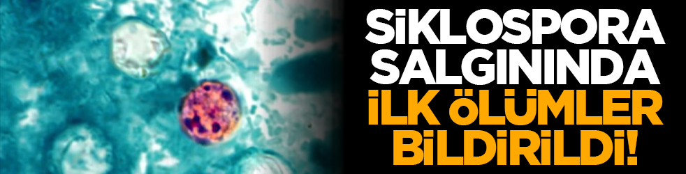 Siklospora salgınında ilk ölümler bildirildi!