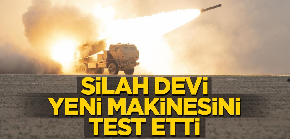 Silah devi yeni nesil roketatar sistemini denedi