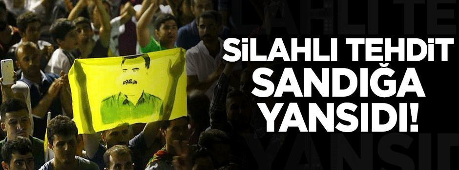 Silahlı tehdit sandığa yansıdı