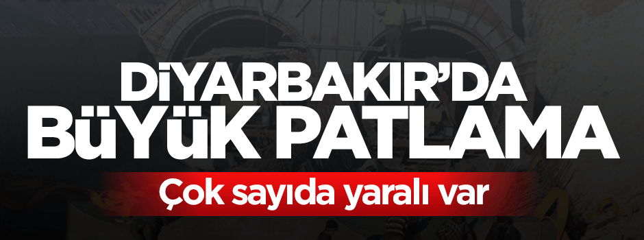 Silvan Barajı'nda patlama: Çok sayıda yaralı var