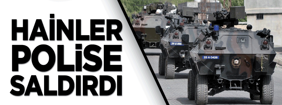 Silvan'da hendek kazan teröristler polise saldırdı