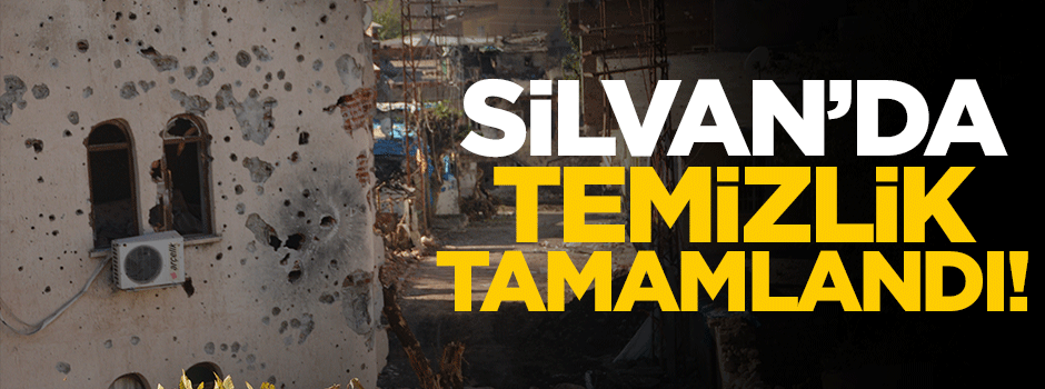 Silvan'da temizlik tamamlandı