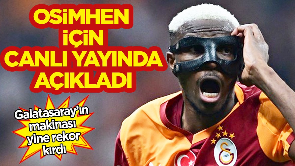 Şimdi de Osimhen şoku! Tam 150 milyon euro! Ve Galatasaray'dan Osimhen için ilk resmi cevap canlı yayında geldi