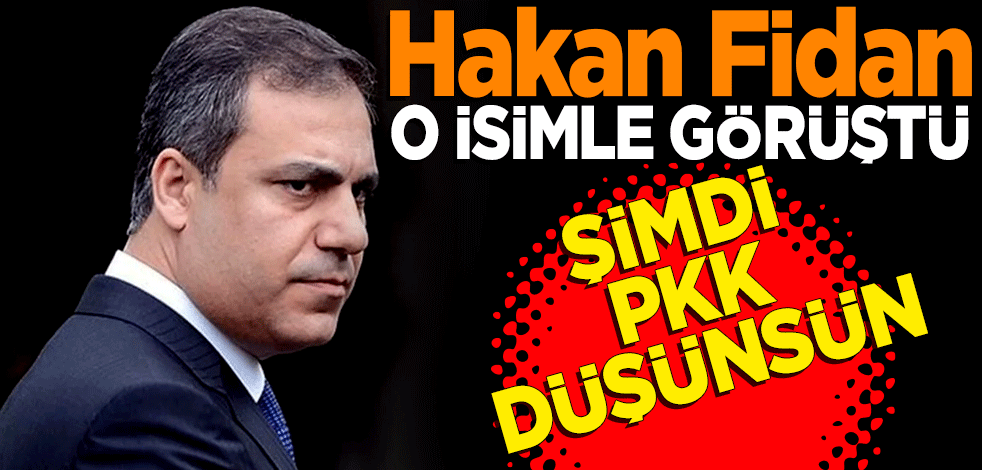 Şimdi PKK düşünsün Hakan Fidan Irak'ta! Neçirvan Barzani ile görüştü