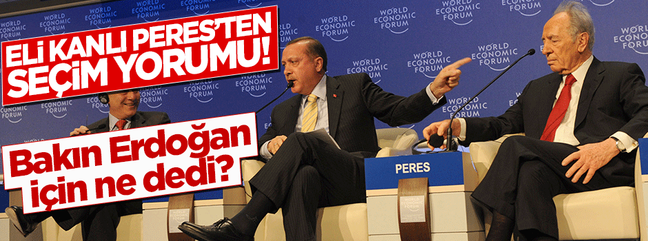 Şimon Peres'ten seçim yorumu