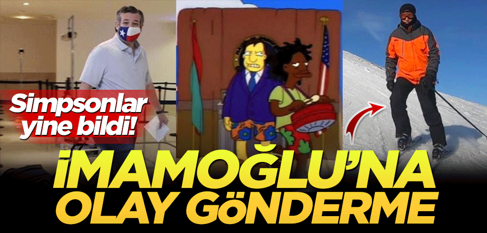 Simpsonlar yine bildi! İmamoğlu’na olay gönderme