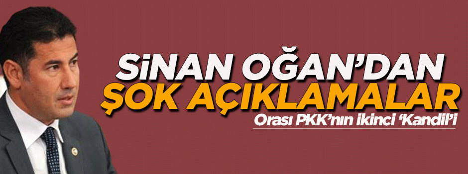 Sinan Oğan, PKK'nın ikinci 'Kandil'ini açıkladı