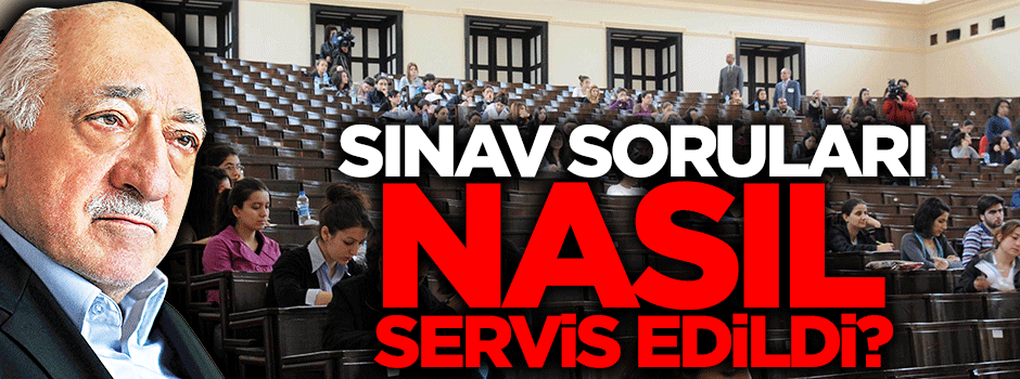 Sınav soruları nasıl servis edildi?