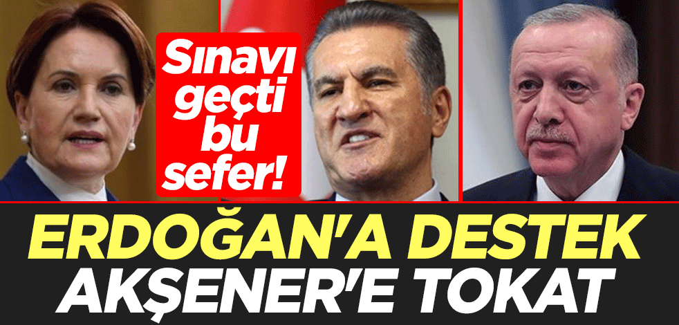 Sınavı geçti bu sefer! Sarıgül'den Erdoğan'a destek Akşener'e tokat