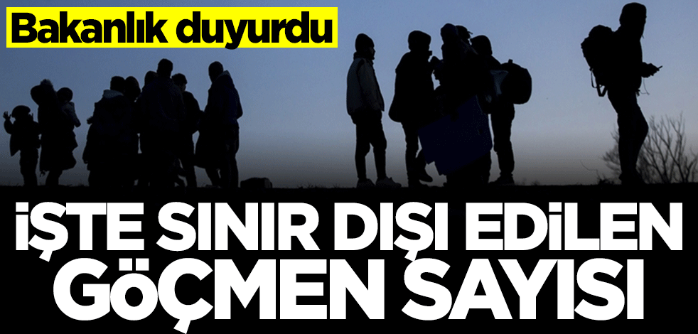 Sınır dışı edilen göçmen sayısı belli oldu