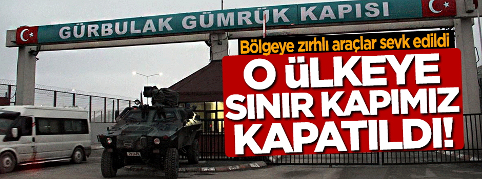Sınır kapısında bomba alarmı!