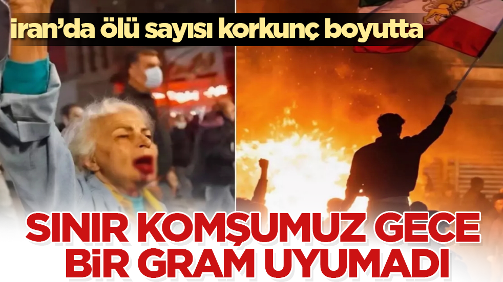 Sınır komşumuz gece bir gram uyumadı! İran’da ölü sayısı korkunç boyutta