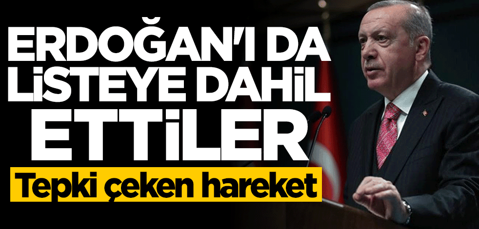 Sınır Tanımayan Gazeteciler Örgütü'nden tepki çeken hareket: Başkan Erdoğan'ı da listeye dahil ettiler