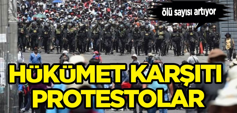 Sınırda çatışmalar! Peru'da hükümet karşıtı protestolar: Ölü sayısı 59'a çıktı! İstifa iddialarına sert tepki
