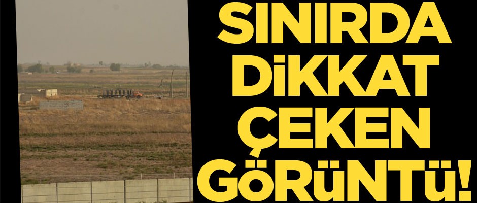 Sınırda dikkat çeken görüntü!