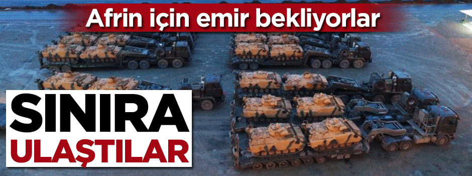 Sınırda hareketli saatler