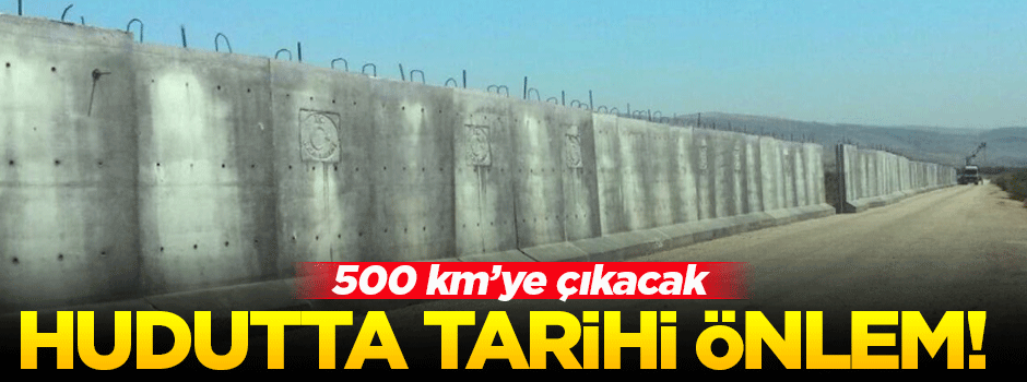 Sınırdaki beton duvar 500 km'ye çıkacak