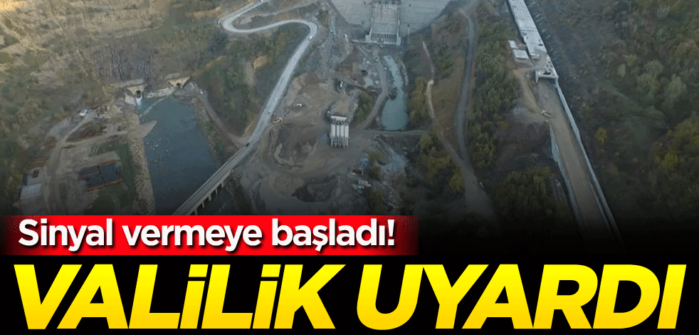 Sinyal vermeye başladı! Valilik uyardı