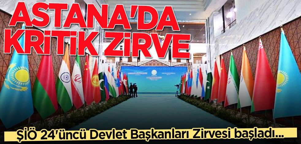  ŞİÖ 24'üncü Devlet Başkanları Zirvesi başladı! Türkiye, Azerbaycan, Mısır, Arap ülkeleri gelişmeleri ele alacak
