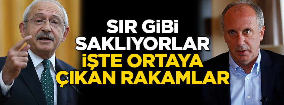 Sır gibi saklıyorlar! İşte ortaya çıkan rakamlar