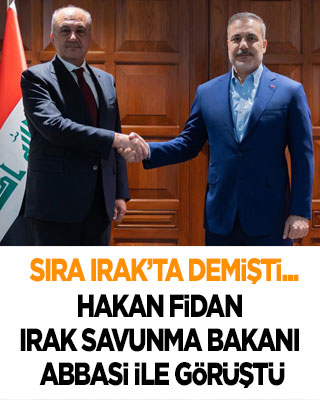 ‘Sıra Irak’ta’ demişti… Hakan Fidan, Irak Savunma Bakanı Abbasi ile görüştü