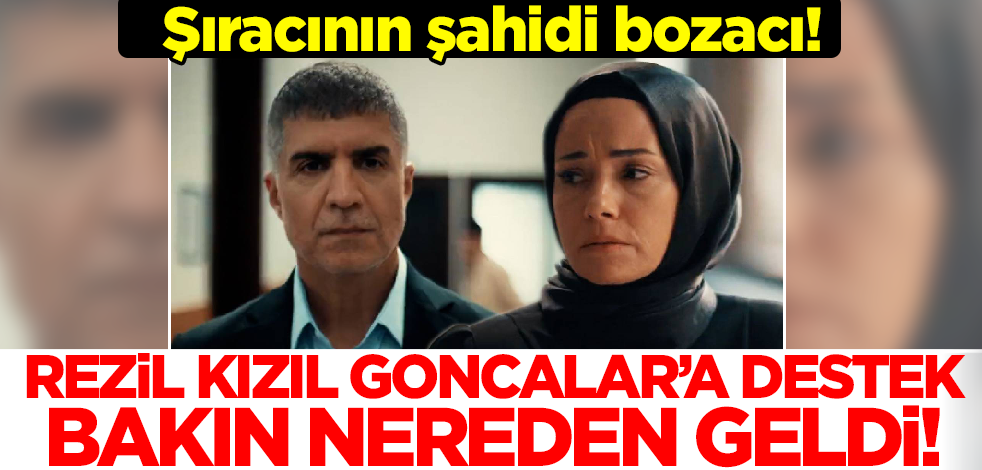 Şıracının şahidi bozacı! Rezil Kızıl Goncalar'a destek bakın nereden geldi