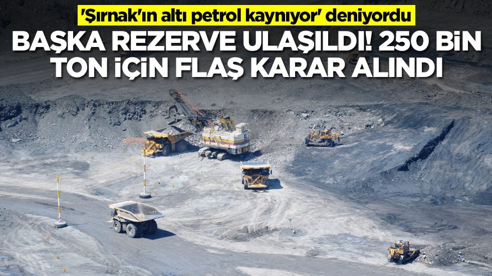 'Şırnak'ın altı petrol kaynıyor' deniyordu: Başka rezerv bulundu, 250 bin ton için flaş karar alındı
