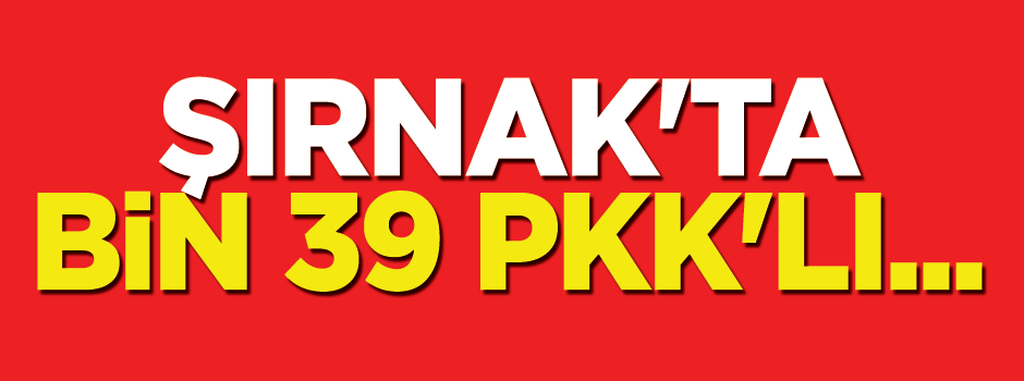 Şırnak’ta 10 Pkk’lı teslim oldu