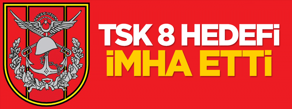 Şırnak'ta 8 hedef imha edildi