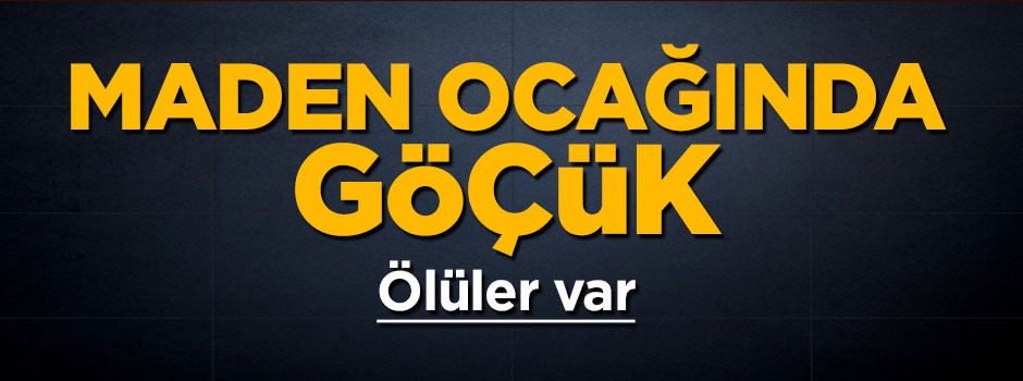 Şırnak'ta kömür ocağında göçük