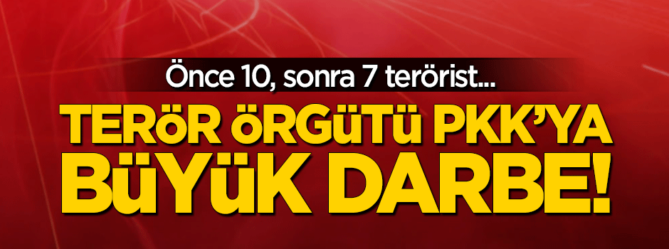 Şırnak'ta PKK'ya büyük darbe!