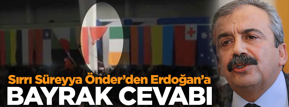 Sırrı Süreyya Önder, Erdoğan'a cevap veremedi