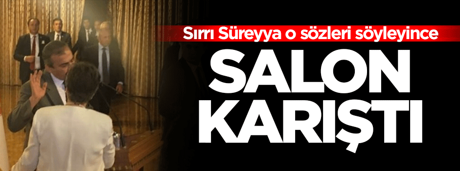 Sırrı Süreyya Önder'in sözleri salonu karıştırdı!