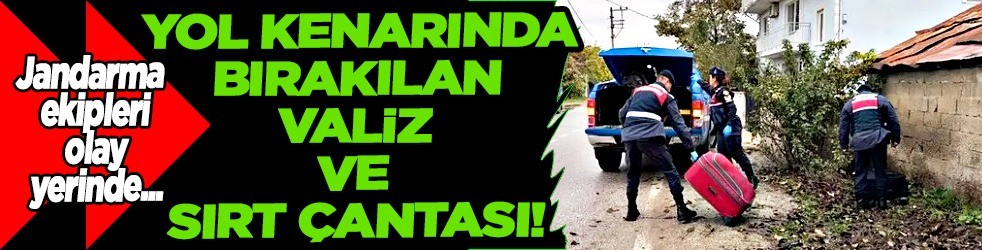 Sırt çantası yol kenarında bulundu! İnegöl'de ilginç olay: Paniğe neden oldu!