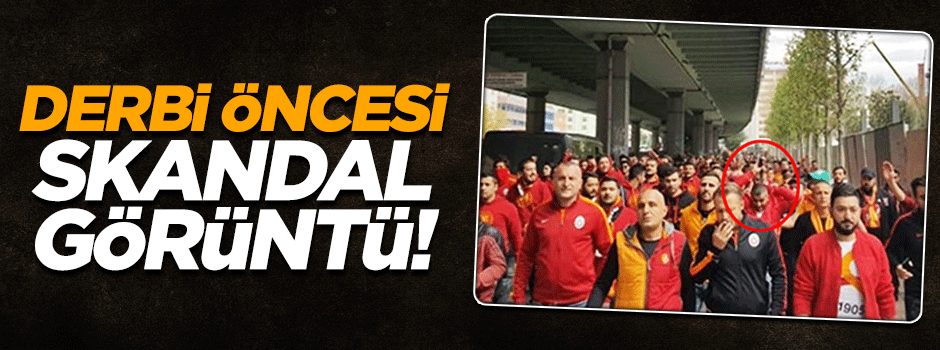 Sırtına döner bıçağı saklayan 'taraftar'