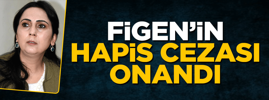 Sırtını terör örgütlerine dayayan Figen Yüksekdağ'a hapis cezası
